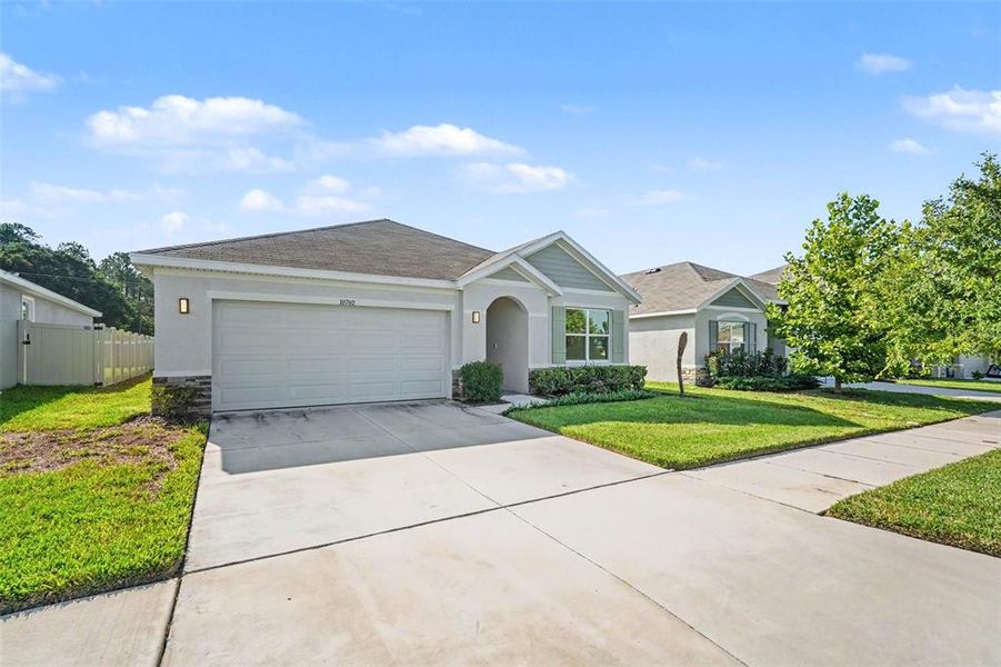 Front exterior of a new home in Mirada, San Antonio, FL, highlighting curb appeal (Image 1). Front exterior of a new home in Mirada, San Antonio, FL, highlighting curb appeal (Image 1).