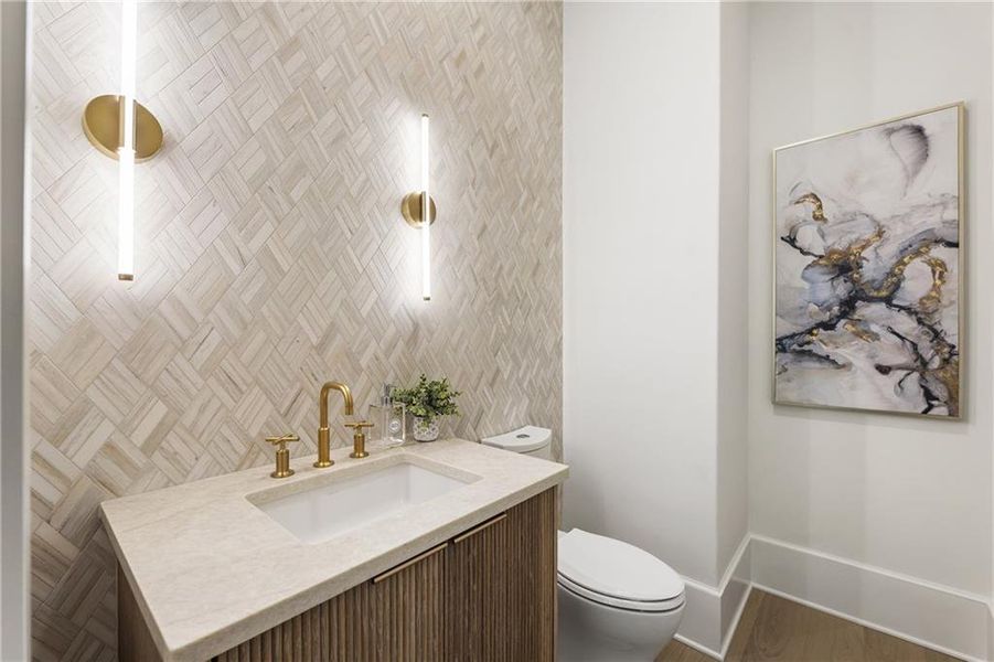 Furnished interior view inside a new home in , Atlanta (Image 66). Furnished interior view inside a new home in , Atlanta (Image 66).