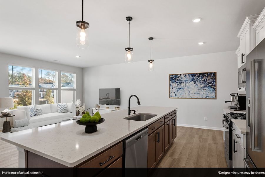 Furnished interior view inside a new home in Pineland Preserve, Summerville (Image 5).