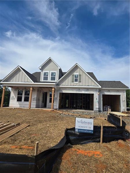 In-progress construction of a new home in Ashbury Commons, Powder Springs, GA (Image 5).