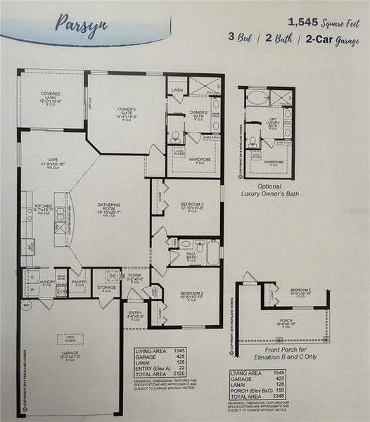 2D floor plan layout of this home in , Zephyrhills, FL (Image 5).