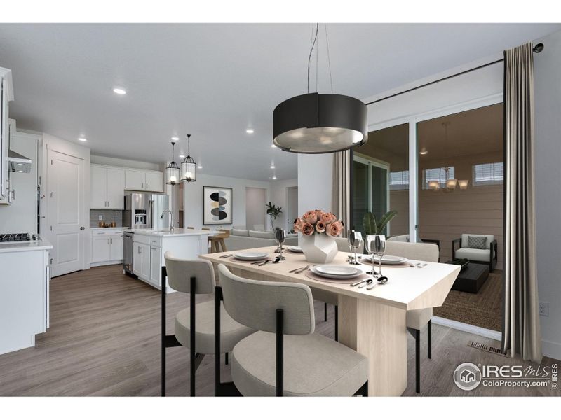 Furnished interior view inside a new home in Vantage, Berthoud (Image 9).