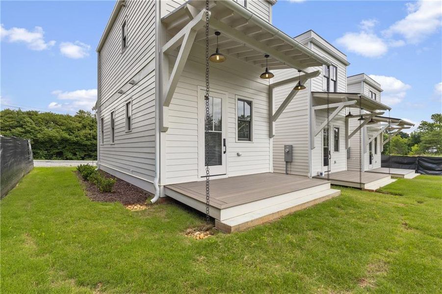 Exterior details and patio area of a home in , Cleveland (Image 18). Exterior details and patio area of a home in , Cleveland (Image 18).