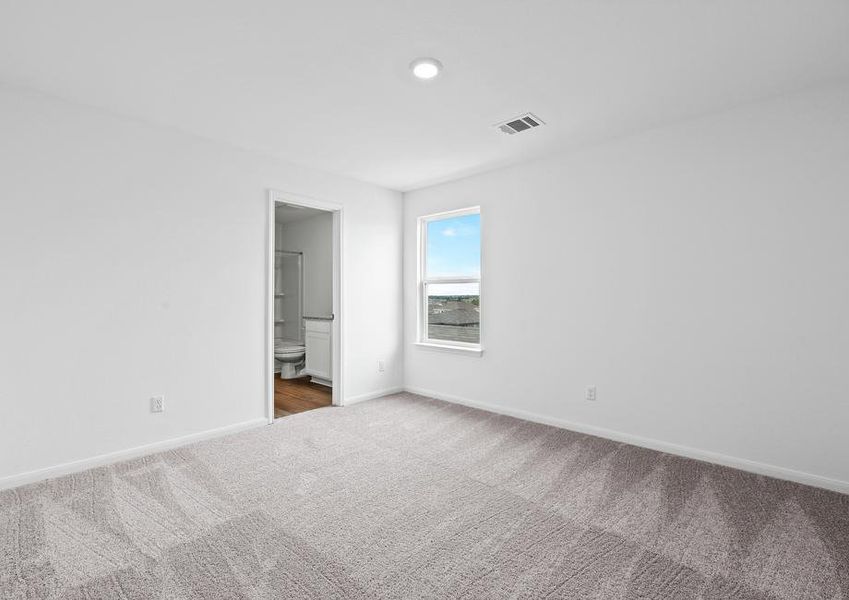 One of the additional bedrooms has its own bathroom