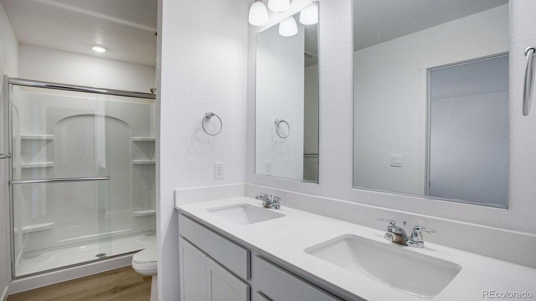 Furnished interior view inside a new home in Revere at Johnstown, Johnstown (Image 10).