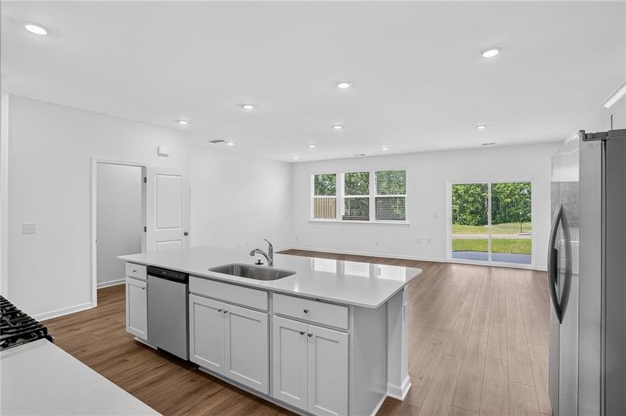 Furnished interior view inside a new home in Towns at Ivy Creek, Buford (Image 7).