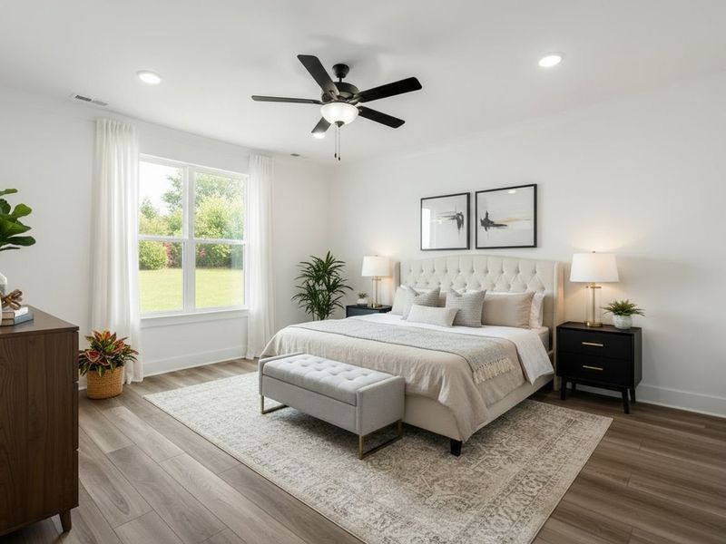 Furnished interior view inside a new home in Shelton Square, Murfreesboro (Image 19). Furnished interior view inside a new home in Shelton Square, Murfreesboro (Image 19).