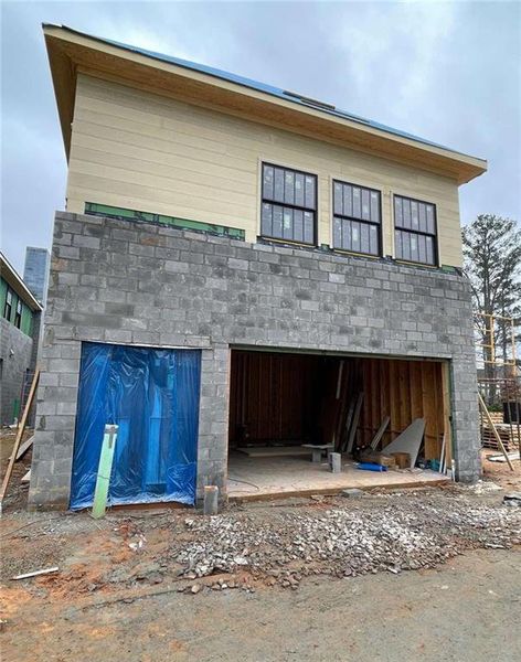 In-progress construction of a new home in , Fayetteville, GA (Image 7).