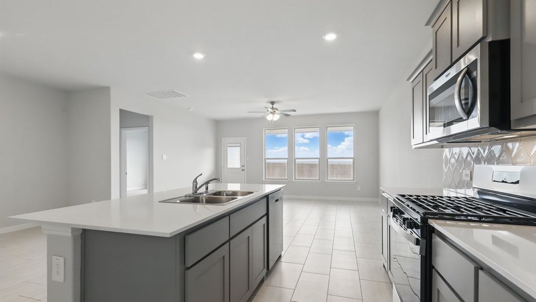 Furnished interior view inside a new home in The Canyons, Keene (Image 8).