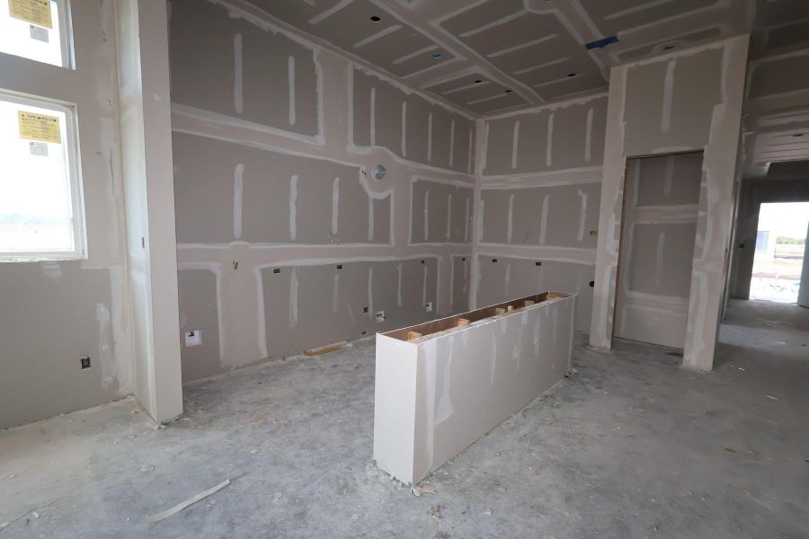 In-progress construction of a new home in Bridgeland Central: Emerald Heights - Enclave Collection, Cypress, TX (Image 7).