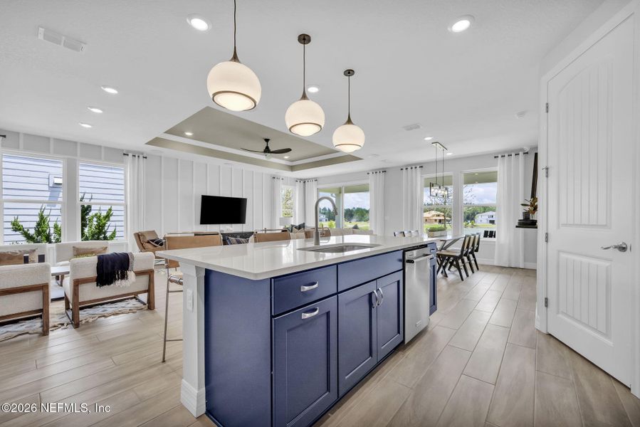 Furnished interior view inside a new home in Double Branch, Middleburg (Image 5).