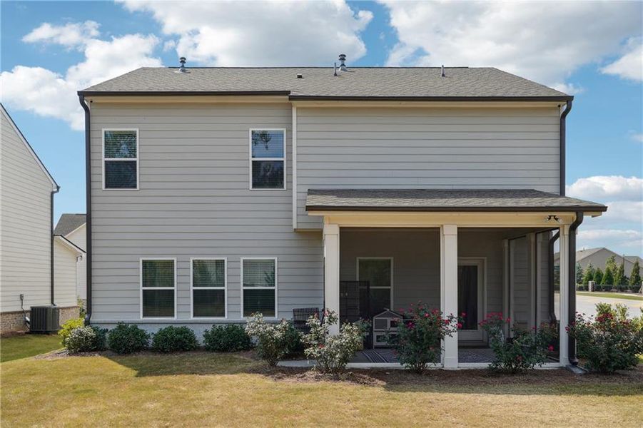 Exterior details and patio area of a home in Westgate Estates, Loganville (Image 2).