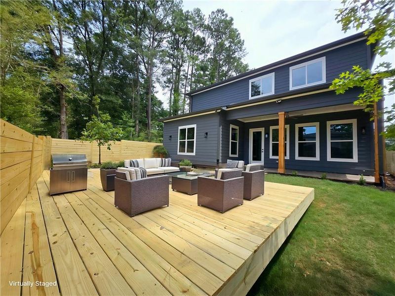 Front exterior of a new home in , Atlanta, GA, highlighting curb appeal (Image 1). Front exterior of a new home in , Atlanta, GA, highlighting curb appeal (Image 1).