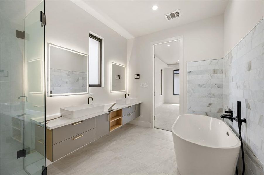 Furnished interior view inside a new home in , Irving (Image 16). Furnished interior view inside a new home in , Irving (Image 16).