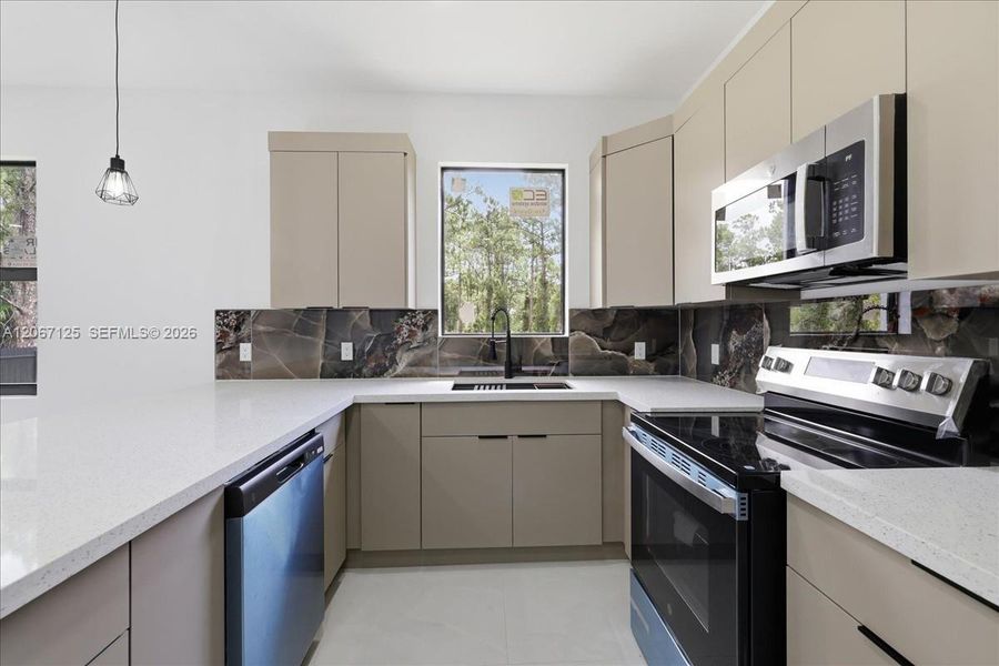 Furnished interior view inside a new home in , Lehigh Acres (Image 17).