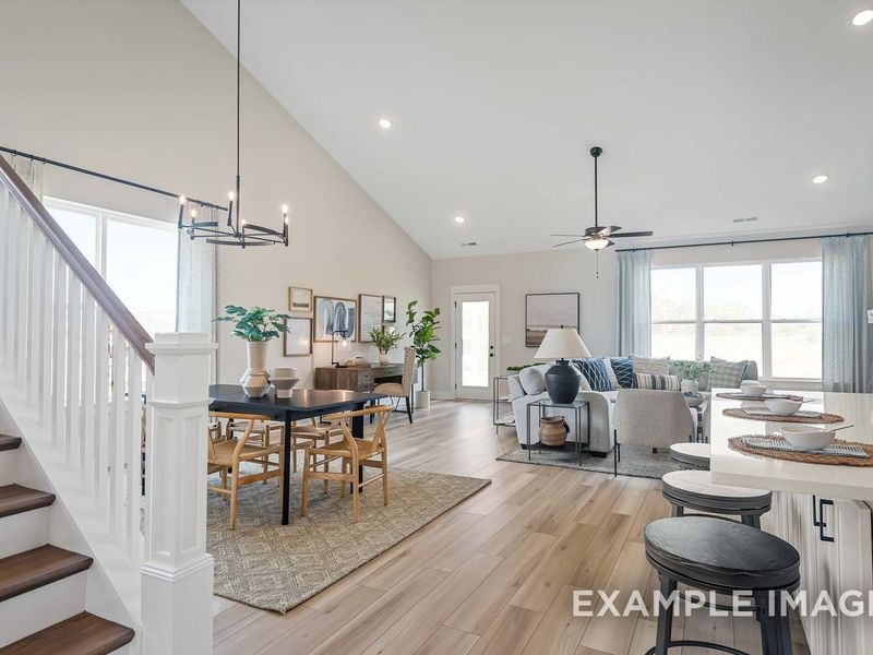 Furnished interior view inside a new home in Woods Crossing, Gallatin (Image 10).