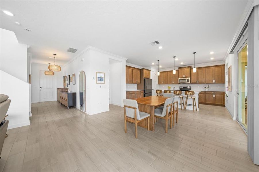 Furnished interior view inside a new home in , Palm Bay (Image 17). Furnished interior view inside a new home in , Palm Bay (Image 17).