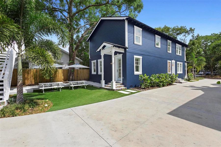 Front exterior of a new home in , Orlando, FL, highlighting curb appeal (Image 19). Front exterior of a new home in , Orlando, FL, highlighting curb appeal (Image 19).