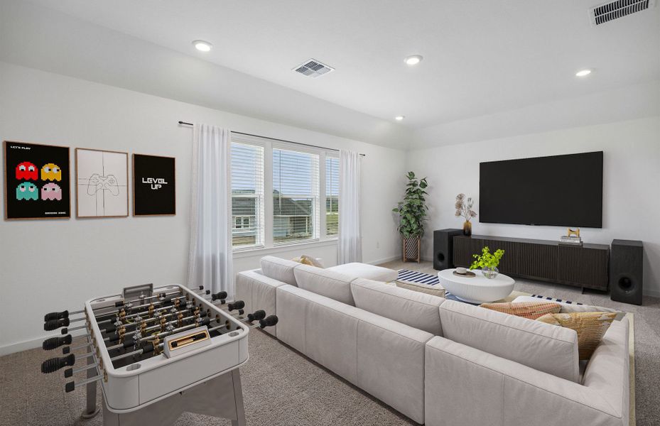 Furnished interior view inside a new home in Windcress, Cove (Image 10). Furnished interior view inside a new home in Windcress, Cove (Image 10).