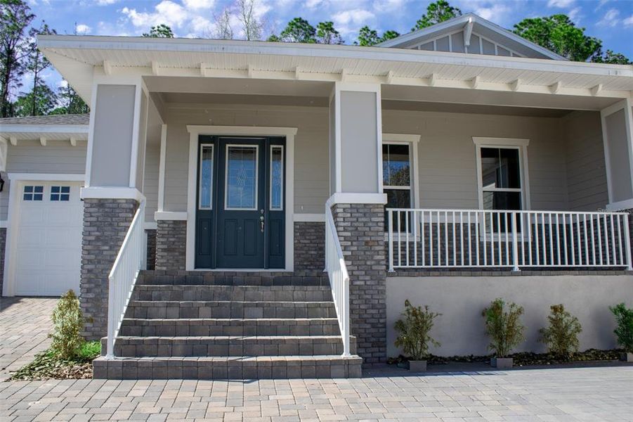 Exterior details and patio area of a home in Southern Hills Plantation, Brooksville (Image 3).