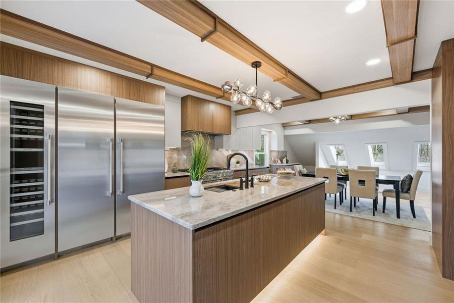 Furnished interior view inside a new home in , Brookhaven (Image 11).