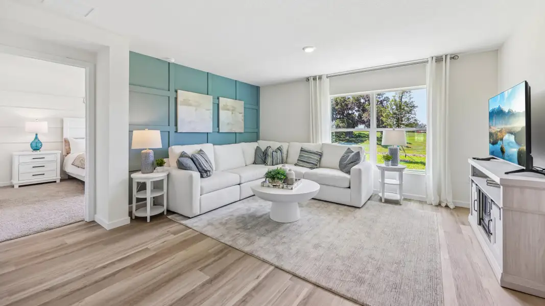 Furnished interior view inside a new home in Briarwood, Alachua (Image 4).