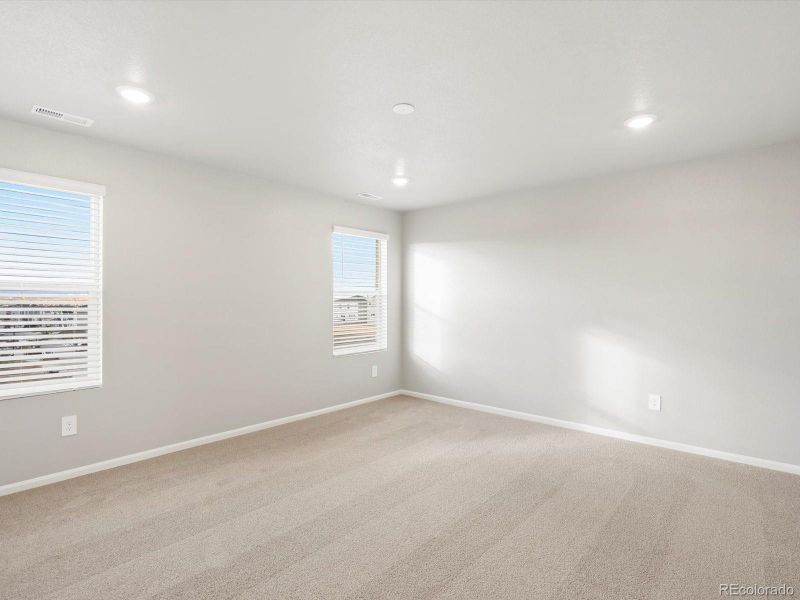 Spacious, unfurnished interior of a new home in Lorson Ranch: The Trail Collection, Colorado Springs (Image 26).