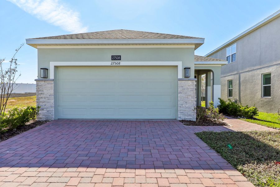 Exterior | Delray | Lot 19 | Eagletail Landings | New Homes in Leesburg, FL | Landsea Homes