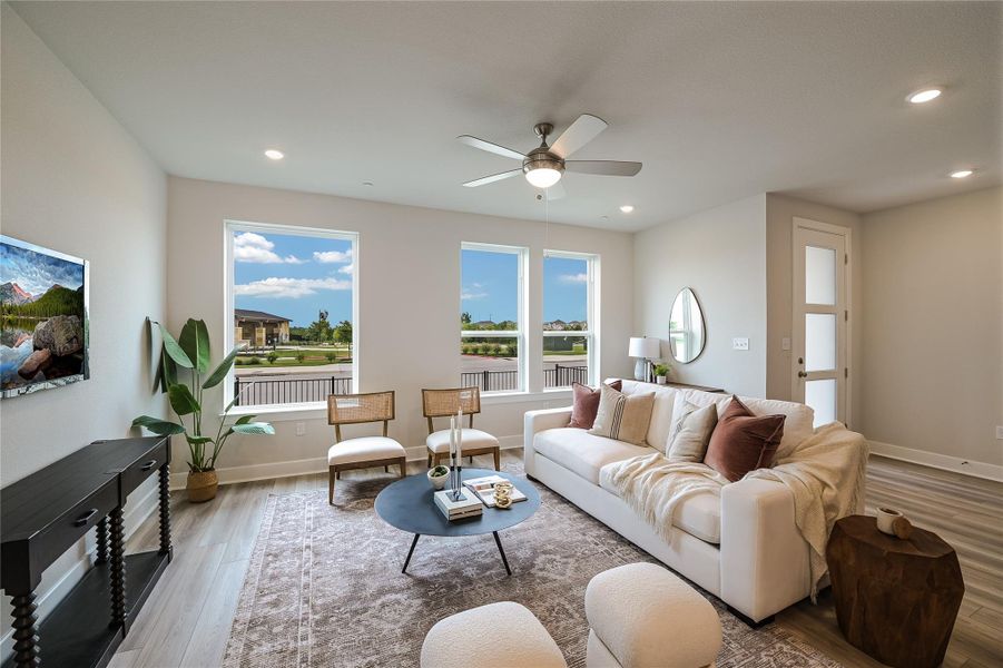 Family Room (Staged)