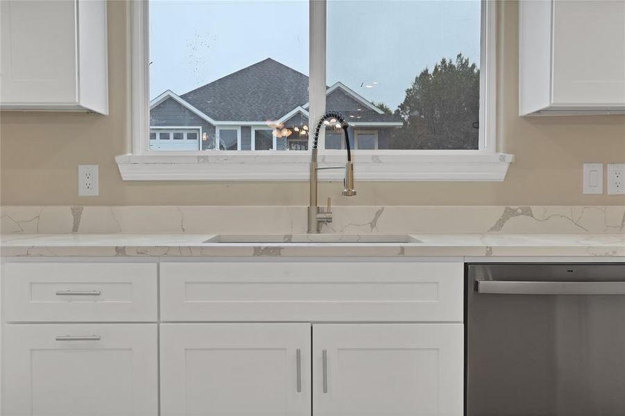 Close-up of interior finishes inside a home in , Granbury (Image 10).