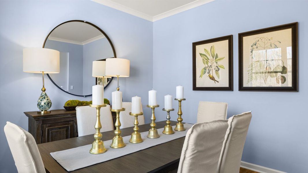 Representative furnished interior of a home built from the HAYDEN Express by D.R. Horton in WillowBrook, Winder (Image 9).