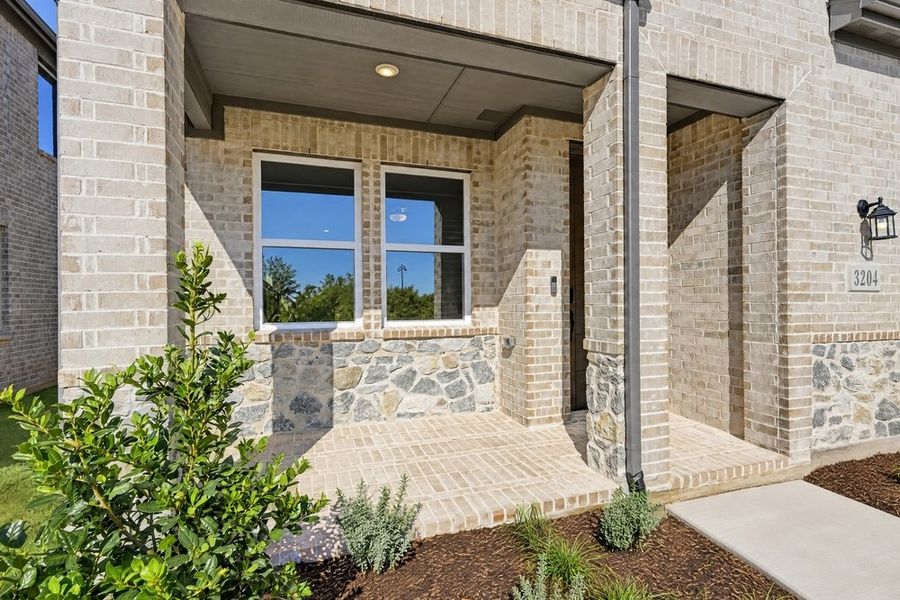Exterior details and patio area of a home in North Sky Celina, Celina (Image 3). Exterior details and patio area of a home in North Sky Celina, Celina (Image 3).