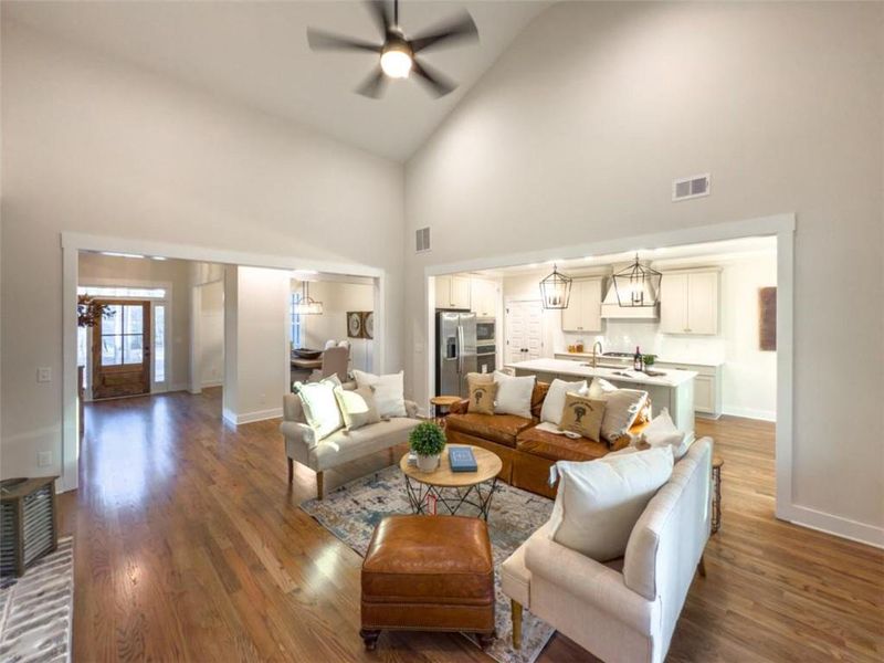 Furnished interior view inside a new home in , Monroe (Image 14). Furnished interior view inside a new home in , Monroe (Image 14).