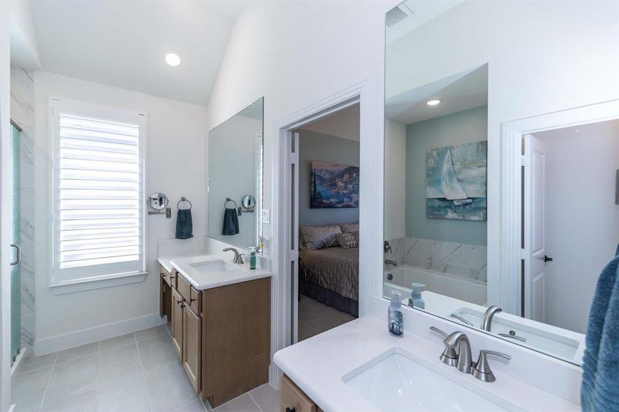 Furnished interior view inside a new home in , Denison (Image 17). Furnished interior view inside a new home in , Denison (Image 17).