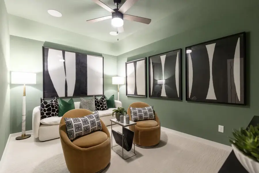 Representative Entertainment Room - some options shown