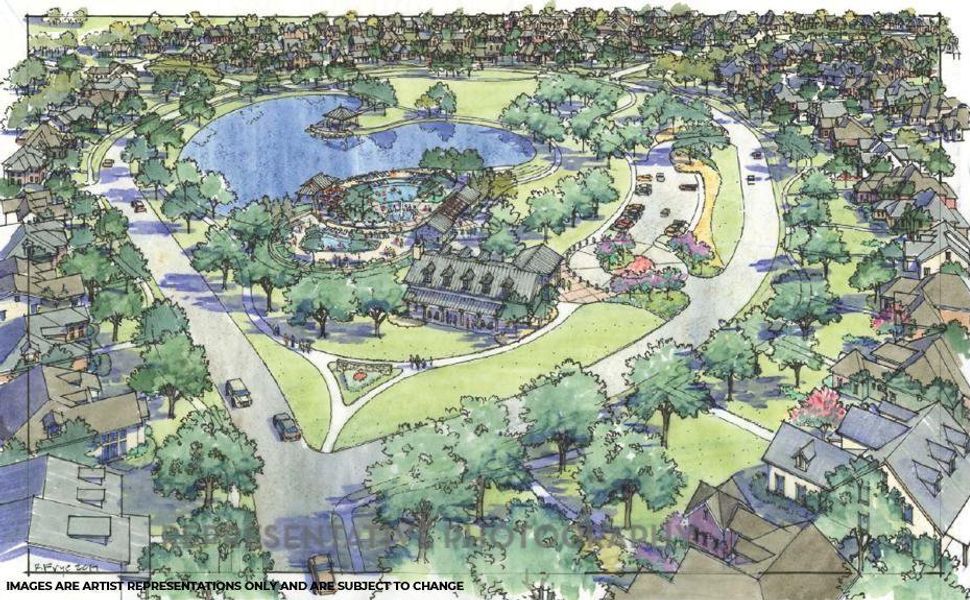 Aerial view of a large body of water Aerial view of a large body of water