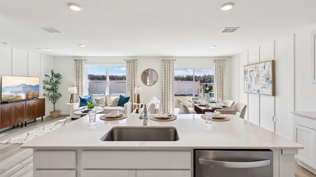 Representative furnished interior of a home built from the Freeport II by D.R. Horton in Somerset Bay, Spring Hill (Image 8). Representative furnished interior of a home built from the Freeport II by D.R. Horton in Somerset Bay, Spring Hill (Image 8).