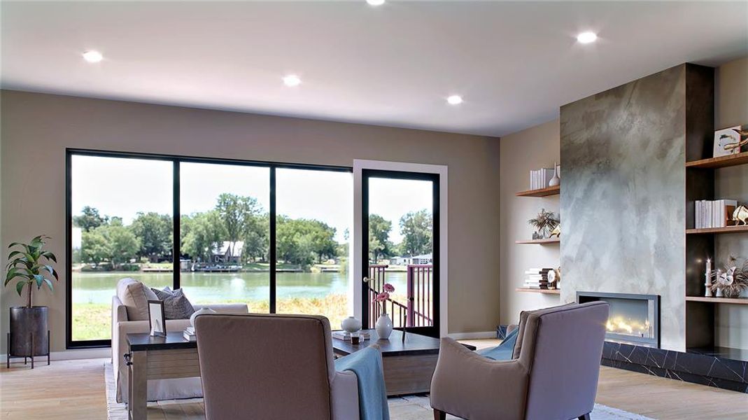 Furnished interior view inside a new home in , Weatherford (Image 3). Furnished interior view inside a new home in , Weatherford (Image 3).