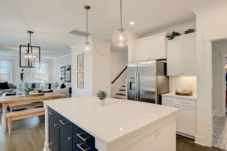 Furnished interior view inside a new home in Hanes Lake, Winston-Salem (Image 12). Furnished interior view inside a new home in Hanes Lake, Winston-Salem (Image 12).