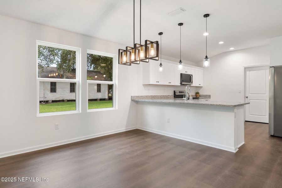 Furnished interior view inside a new home in , Green Cove Springs (Image 11).