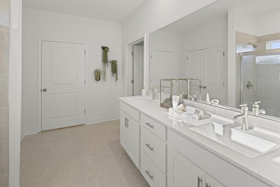 Furnished interior view inside a new home in The Court at Gainesville Township, Gainesville (Image 14).