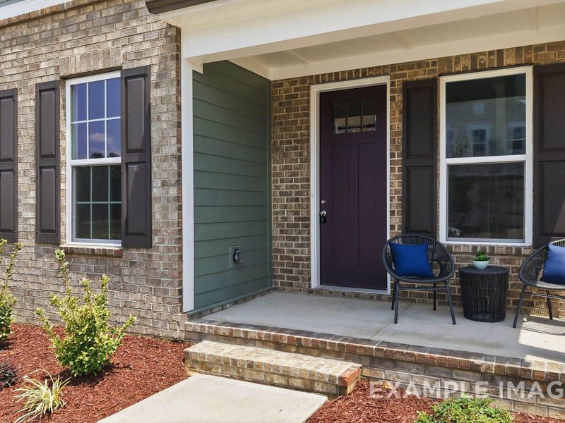 Exterior details and patio area of a home in Forestville Yard, Knightdale (Image 3). Exterior details and patio area of a home in Forestville Yard, Knightdale (Image 3).