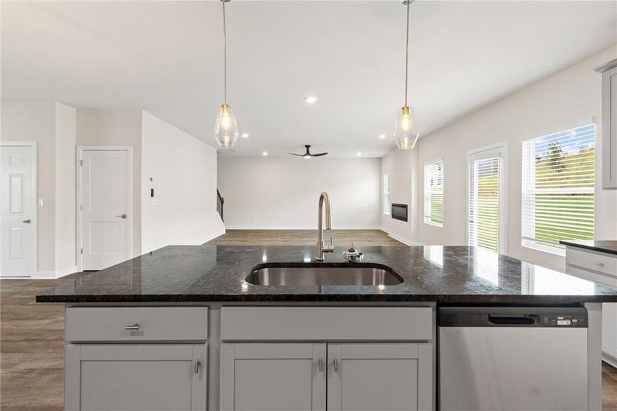 Furnished interior view inside a new home in Fern Dale, Fairburn (Image 8).