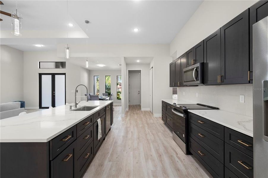 Furnished interior view inside a new home in , Punta Gorda (Image 46).