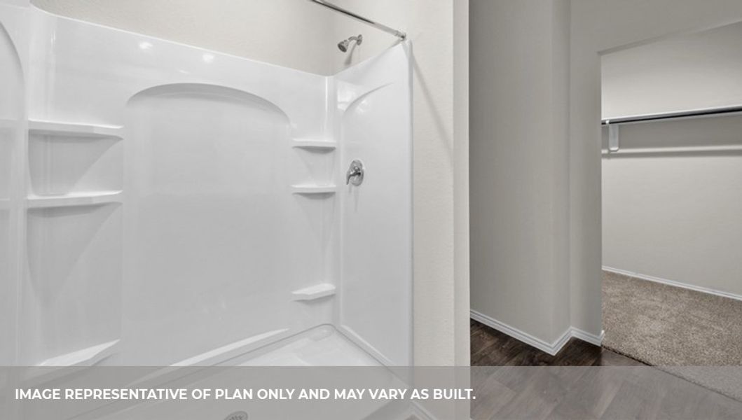 Representative interior finishes for a home built from the Midland by D.R. Horton in Harrington Trails at The Canopies, New Caney (Image 15).