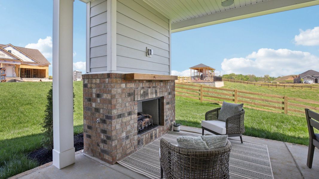 Representative furnished interior of a home built from the Lassiter by DRB Homes in Cottages of Bearwood, Mount Pleasant (Image 44).