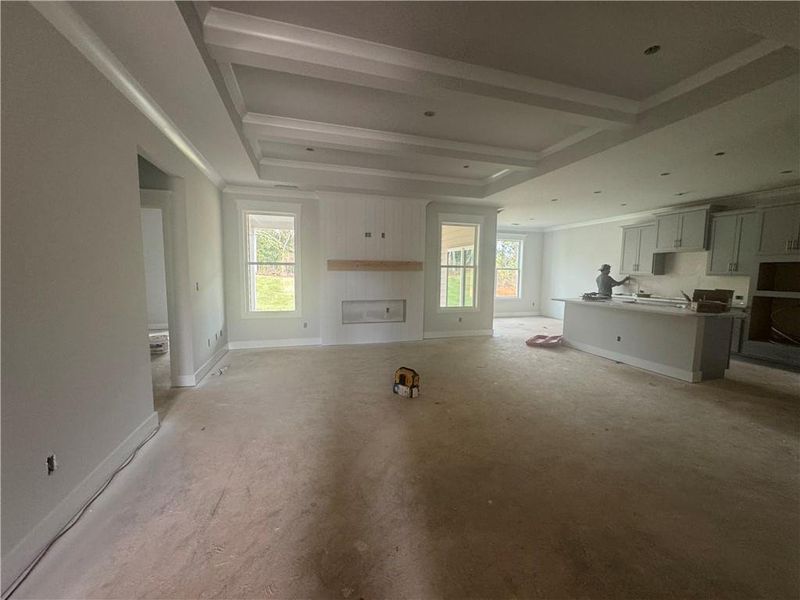 In-progress construction of a new home in Rosewood Lake Preserve, Hoschton, GA (Image 14).