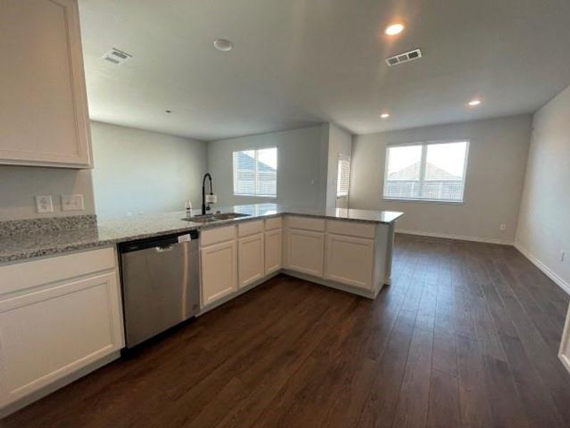 Furnished interior view inside a new home in Christian Meadows, Ennis (Image 3). Furnished interior view inside a new home in Christian Meadows, Ennis (Image 3).