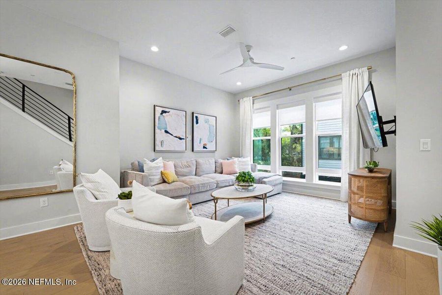 Furnished interior view inside a new home in , Jacksonville (Image 26).