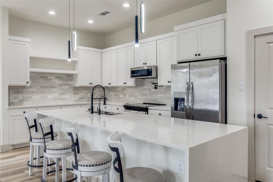Furnished interior view inside a new home in , Dallas (Image 6).